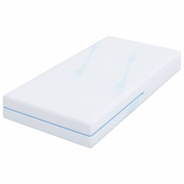 vidaXL Στρώμα Μέτρια σκληρό 80x160cm Λευκό 1 τεμ. - Μονό