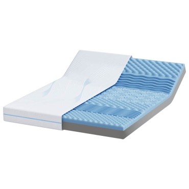vidaXL Στρώμα Μέτρια σκληρό 140x190cm Λευκό 1 τεμ. - Διπλό