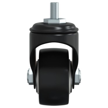 vidaXL Ροδάκια 4 τεμ. Μαύρα 35 χιλ. από Σίδερο