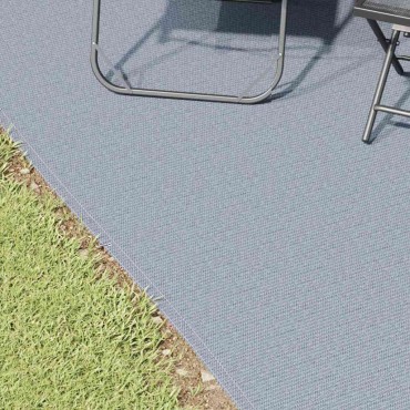 vidaXL Χαλκάκι Σκηνής Μπλε και Γκρι 500 x 300 εκ Πολυαιθυλένιο