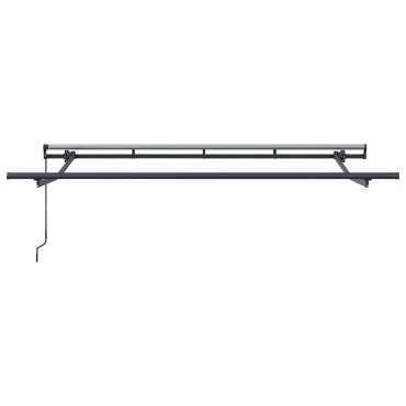 vidaXL Αναδιπλούμενη τέντα Λευκό 350 x 200 cm ύφασμα