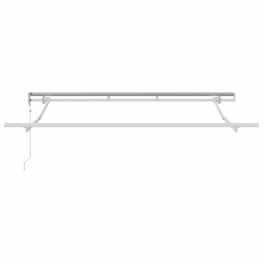 vidaXL Αναδιπλούμενη τέντα Λευκό 350 x 200 cm ύφασμα