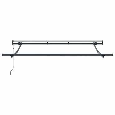 vidaXL Αναδιπλούμενη τέντα Λευκό 350 x 200 cm ύφασμα