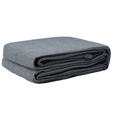 vidaXL Χαλκάκι Σκηνής Μπλε και Γκρι 400 x 250 cm Πολυαιθυλένιο