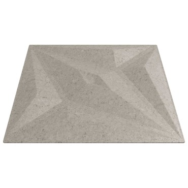 vidaXL Πάνελ τοίχου 48 τμχ. 50 x 50 cm Αστέρι Μπετόν Φελιζόλ XPS