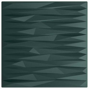 vidaXL Πάνελ τοίχου 48 τμχ. 50 x 50 cm Πέτρα Πράσινο Φελιζόλ XPS