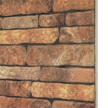 vidaXL Πάνελ τοίχου 10 τμχ. 100 x 50 cm Καφέ και Λευκό Αφρός EPS