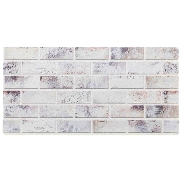 vidaXL Πάνελ τοίχου 10 τμχ. 100 x 50 cm Απαλός Γκρι και Μαύρος