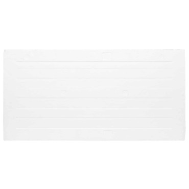 vidaXL Πάνελ τοίχου 10 τμχ. 100 x 50 cm Ανοιχτό Γκρι και Λευκό