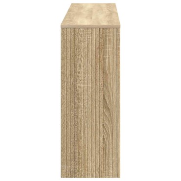 vidaXL Τραπέζι κονσόλας Ριγέ Δρύς Sonoma 155x29x74cm