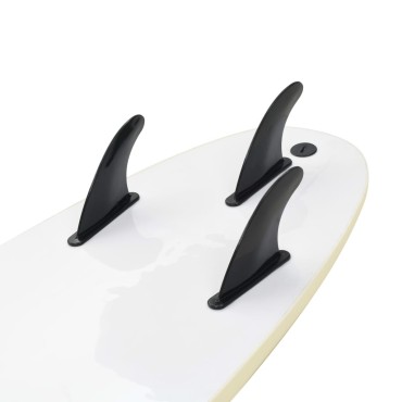 vidaXL Σανίδα Surf Μπλε / Κρεμ 170 εκ.