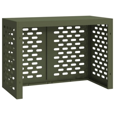 vidaXL Κάλυμμα κλιματιστικού Λαδί 100 x 50 x 70 cm