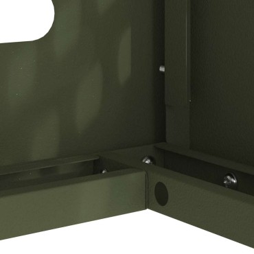 vidaXL Κάλυμμα κλιματιστικού Λαδί 100 x 50 x 70 cm