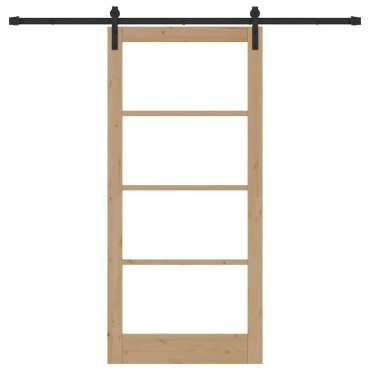 vidaXL Συρόμενη Πόρτα ORKDAL Φυσικό 93 x 202 cm