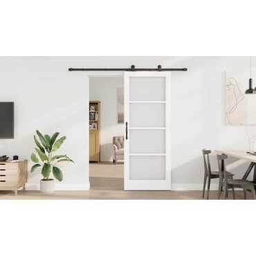 vidaXL Συρόμενη Πόρτα ORKDAL Λευκό 83 x 211 εκ.