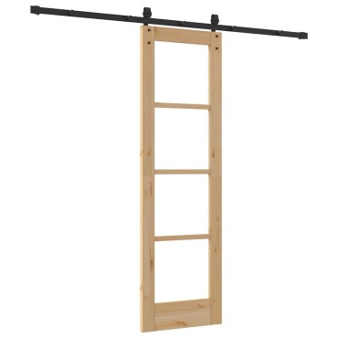 vidaXL Συρόμενη Πόρτα ORKDAL Φυσικό 61 x 198,5 εκ.