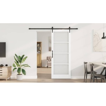vidaXL Συρόμενη Πόρτα ORKDAL Λευκό 83 x 211 εκ.