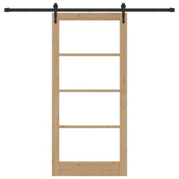 vidaXL Συρόμενη Πόρτα ORKDAL Φυσικό 93 x 202 cm