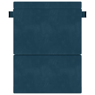 vidaXL Κρεβάτι Καναπέ Αναδιπλούμενο Μπλε 152x86,5x60cm Ύφασμα