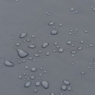 vidaXL Πόντσο Βροχής με Κουκούλα 2 σε 1 Γκρι/Πράσινο 223 x 145 εκ.