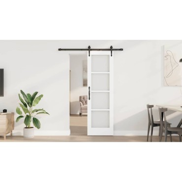 vidaXL Συρόμενη Πόρτα ORKDAL Λευκό 61 x 198,5 εκ.