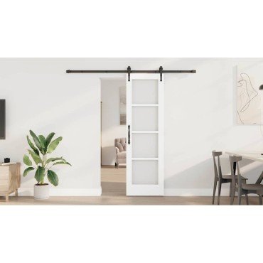 vidaXL Συρόμενη Πόρτα ORKDAL Λευκό 61 x 198,5 εκ.
