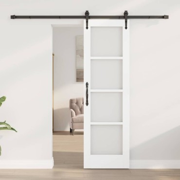 vidaXL Συρόμενη Πόρτα ORKDAL Λευκό 61 x 198,5 εκ.