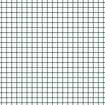 vidaXL Συρματόπλεγμα με Στυλίς 25x0,8 m PVC-Επικαλυμμένο Ατσάλι