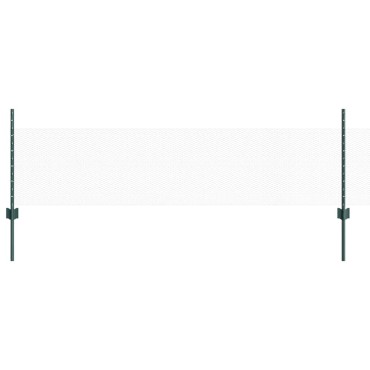 vidaXL Εξαγωνική Φράχτη με Στύλο 50x0,5 μ PVC-Επικαλυμμένο Ατσάλι