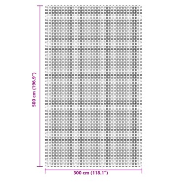 vidaXL Χαλί Σκηνής Ανθρακί 5x3 μ.