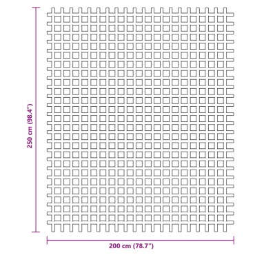 vidaXL Χαλί Σκηνής Πράσινο 2,5x2 μ.
