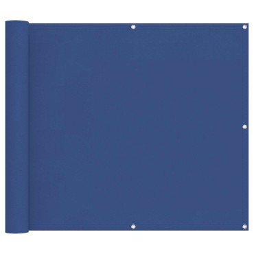 vidaXL Οθόνη Μπαλκονιού Ορθογώνιος 100 x 300 cm Ύφασμα Όξφορντ Μπλε