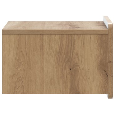 vidaXL Τοίχου Κρεμαστό Κομοδίνο Artisan Δρυς 33x34,5x24cm 1 τεμ.