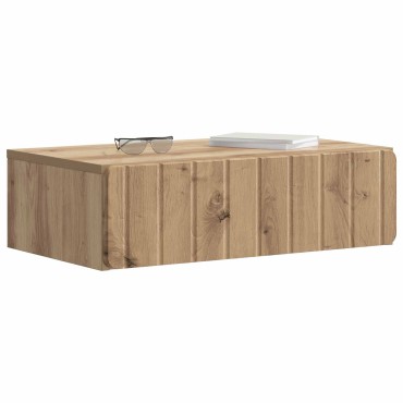 vidaXL Τραπεζάκι Τοίχου 59x34,5x17cm Επεξεργασμένο Ξύλο