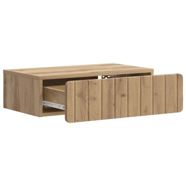 vidaXL Τραπεζάκι Τοίχου 59x34,5x17cm Επεξεργασμένο Ξύλο