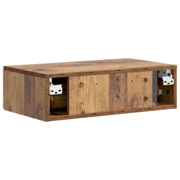 vidaXL Τραπεζάκι Τοίχου 59x34,5x17cm Επεξεργασμένο Ξύλο