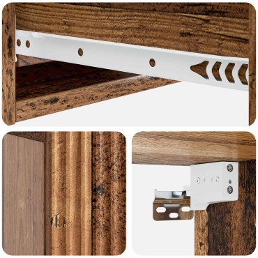 vidaXL Τραπεζάκι Τοίχου 59x34,5x17cm Επεξεργασμένο Ξύλο
