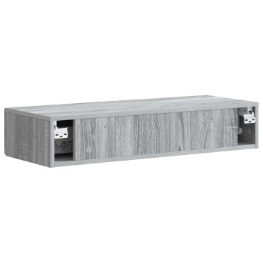 vidaXL Τραπεζάκι Τοίχου 87,5x34,5x17cm Επεξεργασμένο Ξύλο