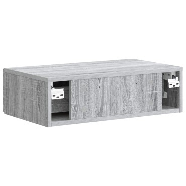 vidaXL Τραπεζάκι Τοίχου 59x34,5x17cm Επεξεργασμένο Ξύλο
