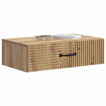 vidaXL Τραπεζάκι Τοίχου 59x34,5x17cm Επεξεργασμένο Ξύλο