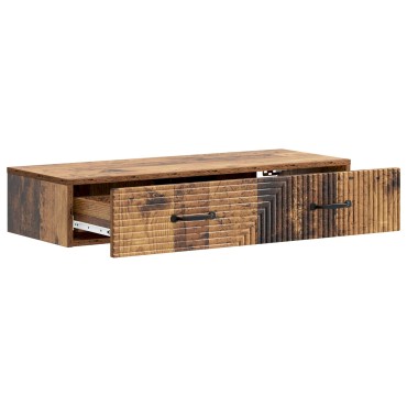 vidaXL Τραπεζάκι Τοίχου 87,5x34,5x17cm Επεξεργασμένο Ξύλο