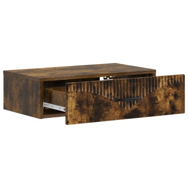 vidaXL Τραπεζάκι Τοίχου 59x34,5x17cm Επεξεργασμένο Ξύλο