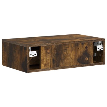 vidaXL Τραπεζάκι Τοίχου 59x34,5x17cm Επεξεργασμένο Ξύλο