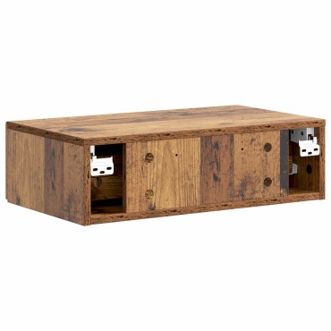 vidaXL Τραπεζάκι Τοίχου 59x34,5x17cm Επεξεργασμένο Ξύλο
