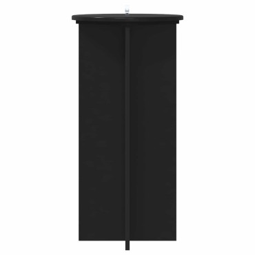 vidaXL Βάση φυτών 2 τμχ. Μαύρο 40 x 40 x 80 cm Επεξεργασμένο Ξύλο