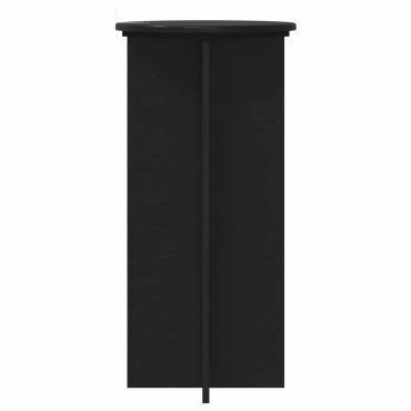 vidaXL Βάση φυτών 2 τμχ. Μαύρο 40 x 40 x 80 cm Επεξεργασμένο Ξύλο