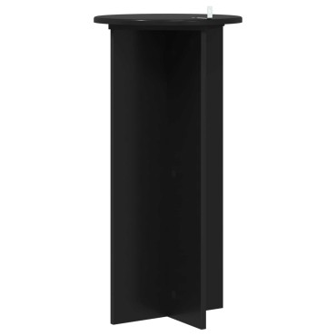 vidaXL Βάση φυτών 2 τμχ. Μαύρο 40 x 40 x 80 cm Επεξεργασμένο Ξύλο