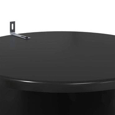 vidaXL Βάση φυτών 2 τμχ. Μαύρο 40 x 40 x 80 cm Επεξεργασμένο Ξύλο