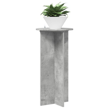 vidaXL Βάση φυτών 2 τμχ. Γκρι Σκυροδέματος 40 x 40 x 80 cm