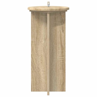 vidaXL Βάση φυτών 2 τμχ. Sonoma Δρυς 29,5 x 29,5 x 60 εκ.